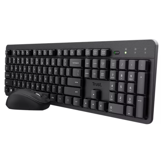 clavier+souris ss fil.silenc.odyii.noir. - trust