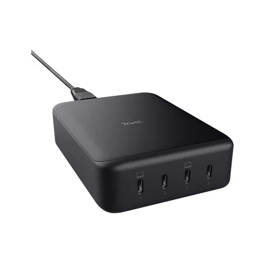 chargeur universel maxo.240watts.4usb-c. - trust