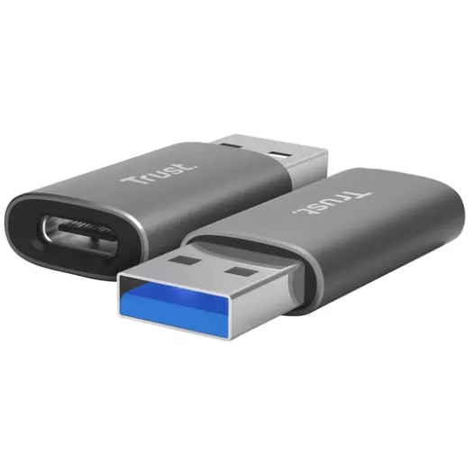 pack de 2 adaptateurs usb-c vers usb-a. - trust