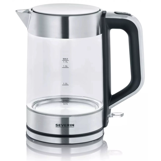 1,7l.2200w.ss fil.verre/inox. - severin