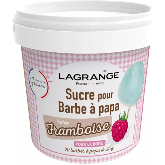 sucre barbe a papa.framboise.500g. - lagrange