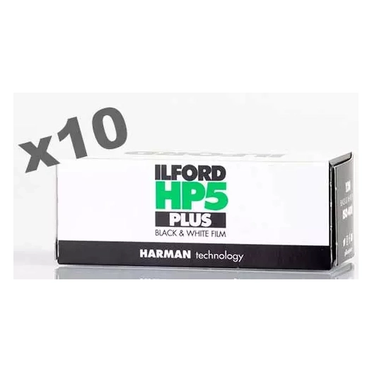 pack de 10 - hp5 plus 120 films -