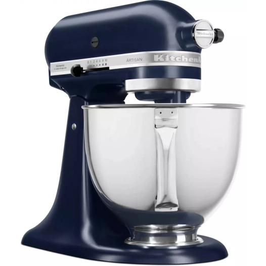 300w.bol.inox.4.8l.bleu encre. - kitchenaid
