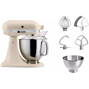 artisan.300w.bol inox.4,8l. graine lin - kitchenaid