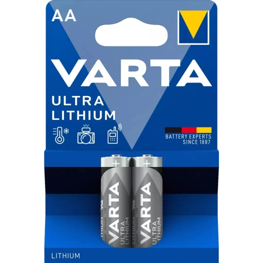 bte10 blist x2.lithium.lr06/aa. - varta