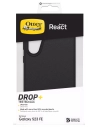 coque react noire p/galaxy s23fe - otterbox