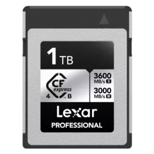cfexpress pro type b silver series 1tb - lexar