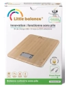 slim bambou.max 5kg.tare.batt.chgt usb. - little balance