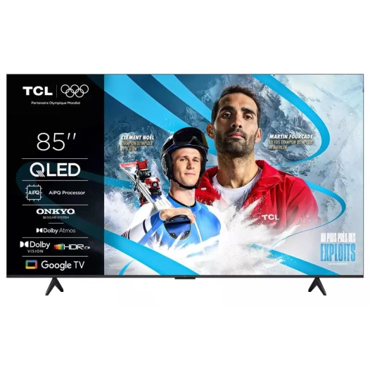 4k qled.216.3400ppi.googletv.dolby,atmos - tcl