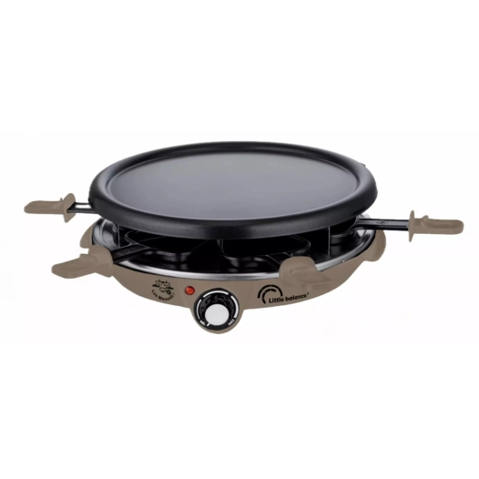 raclette meuuuh.6pers.1200w.diam30.taupe - little balance