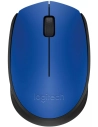 souris pc m171 bleue/noire. - logitech