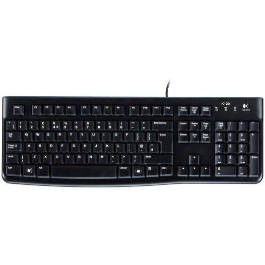 clavier filaire k120 oem - logitech