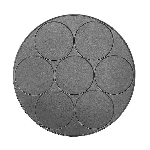 plaque 7 mini crepes.p/crepiere tradi. - lagrange