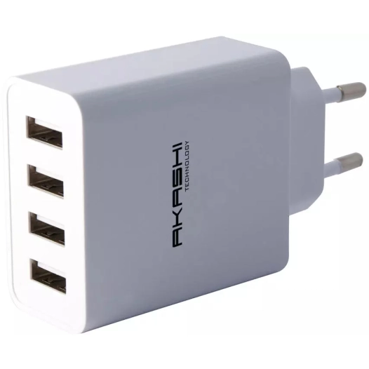 c/secteur rapide intelligent 4usb 5a 25w - akashi