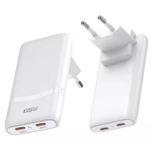 c/sect/univ gan 2 usb-c 65w blanc - akashi