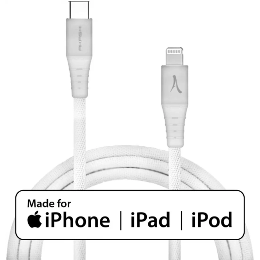 usb-c renforce 1m 3a 15w lightning mfi - akashi