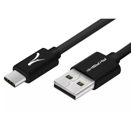 usb noir 1m 2a usb-c - akashi