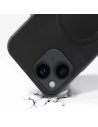 coque gomme magsafe noir p/ip 14 plus - akashi