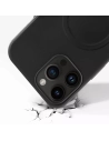 coque gomme magsafe noir p/ip 14 pro - akashi
