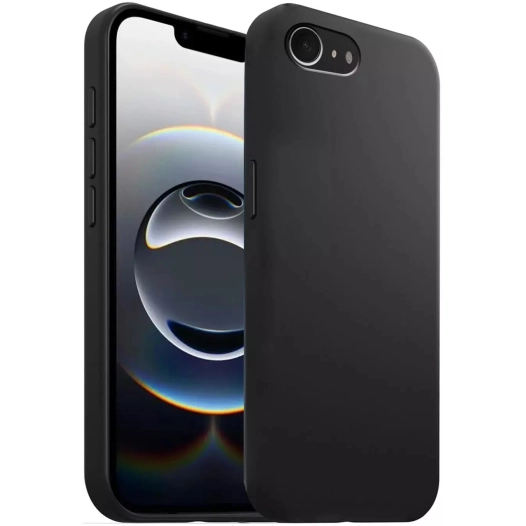 coque gomme magsafe noir p/iphone 16e - akashi