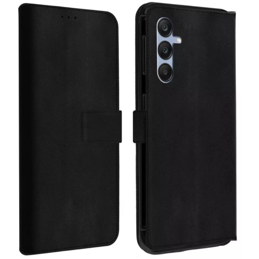 etui folio stand noir galaxy a25 - akashi