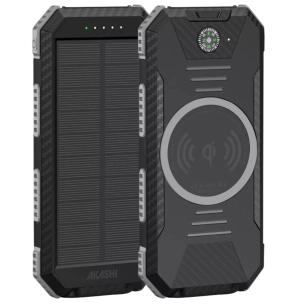 pb 10000mah.solaire+torche+waterpro. - akashi