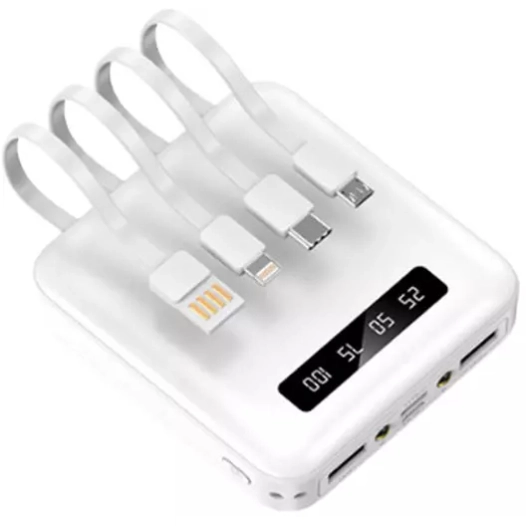 p-bank 10000mah 2 usb+usb-c+lightning bl - akashi