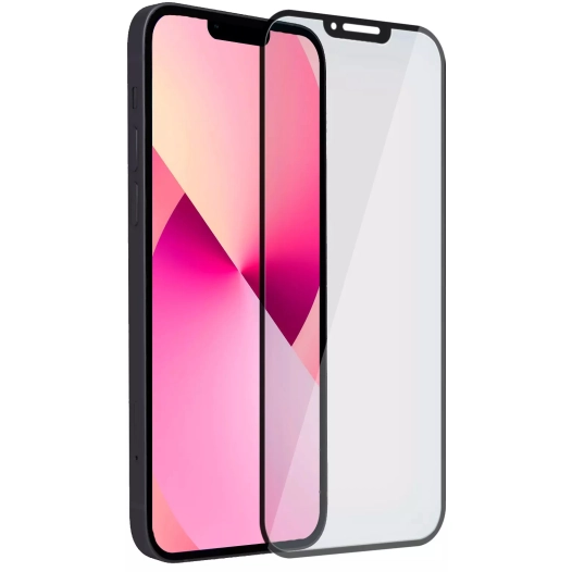 prot/verre integral noir p/iph 13 mini - akashi