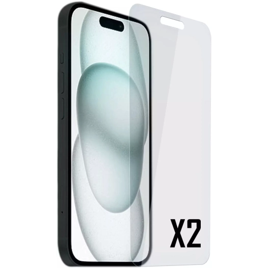 2 verres trempes p/iph 15 - akashi