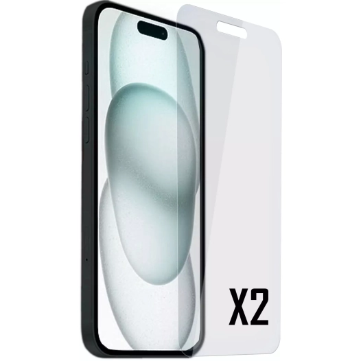2 verres trempes p/iph 15 plus - akashi