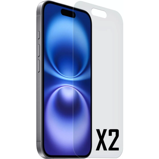 2 verres trempes p/iph 16 plus - akashi