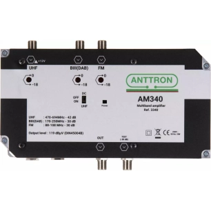 ampli multibd 3e fm-dab-uhf.38db. - anttron