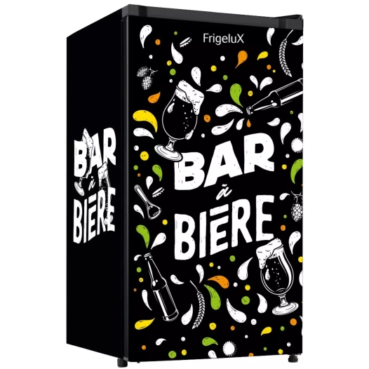 bar a biere.88l.ttut.h83,1.41db.ec.noir. - frigelux
