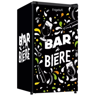 bar a biere.88l.ttut.h83,1.41db.ec.noir. - frigelux