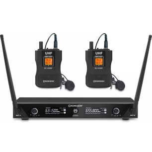 ens recepteur double uhf.2micros cravate - rondson