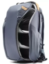 everyday zip 15l bleu sac a dos - peak design