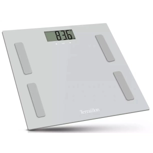 160kg.100g.elect.verre.connecte.gris. - terraillon