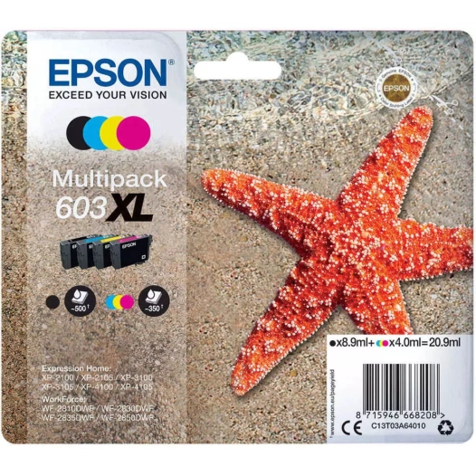 pack 4 cart xl etoile de mer - epson