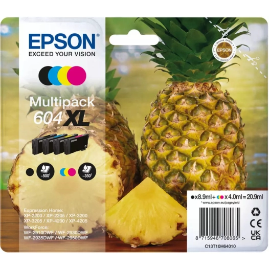 ananas multipack 4 colours 604xl blister - epson