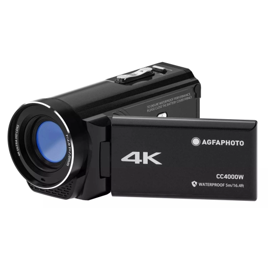 cc400w camescope 4k waterproof noir - agfa