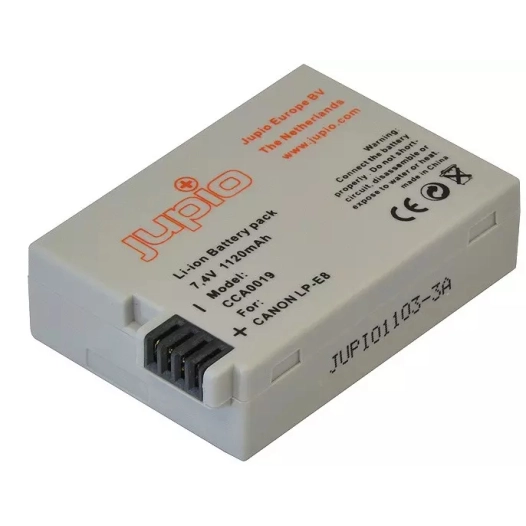 batterie compatible canon lp-e8 - jupio