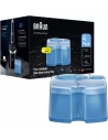 4cartouches nettoyant p/rasoir electr. - braun