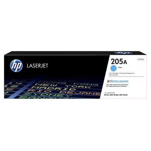 toner cyan hp205 pr mfp m 181. - hp