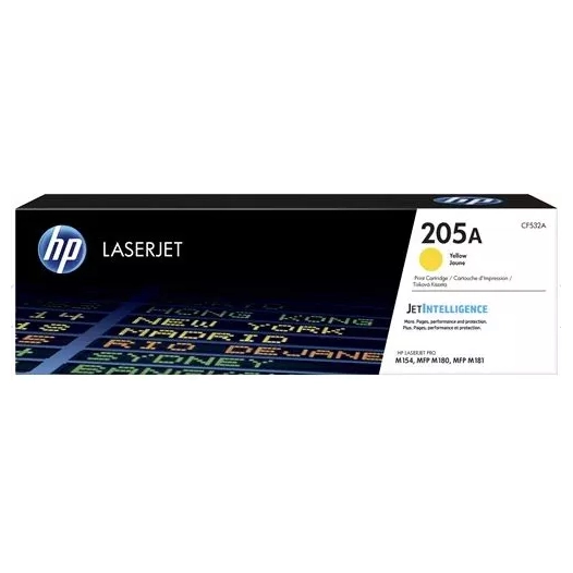 toner jaune hp205 pr mfp m 181. - hp