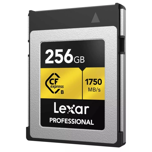 cfexpress pro type b gold 256gb - lexar
