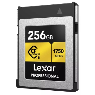 cfexpress pro type b gold 256gb - lexar