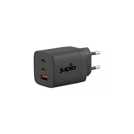 chargeur triple usb 65w (2c1a) gan - jupio