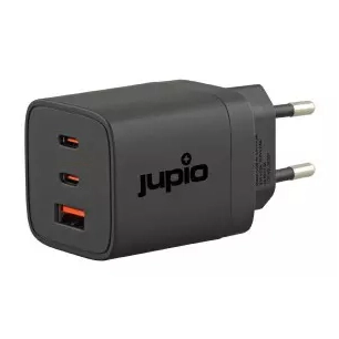 chargeur triple usb 65w (2c1a) gan - jupio