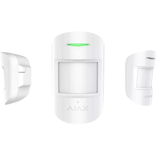 detecteur avec bris de vitre - blanc - ajax