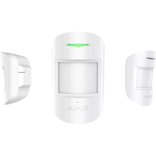 detecteur avec bris de vitre - blanc - ajax